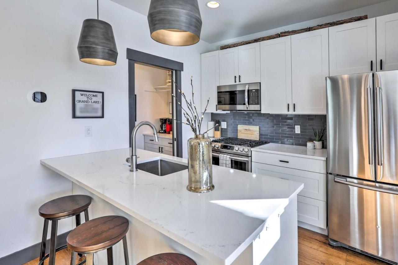 Modern Mountain Getaway, Walk To Grand Lake! Extérieur photo
